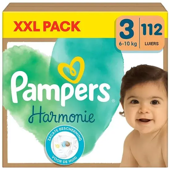 Pampers Harmonie Taille 3 Megapack 112 pièces - Nouvelle Outlet