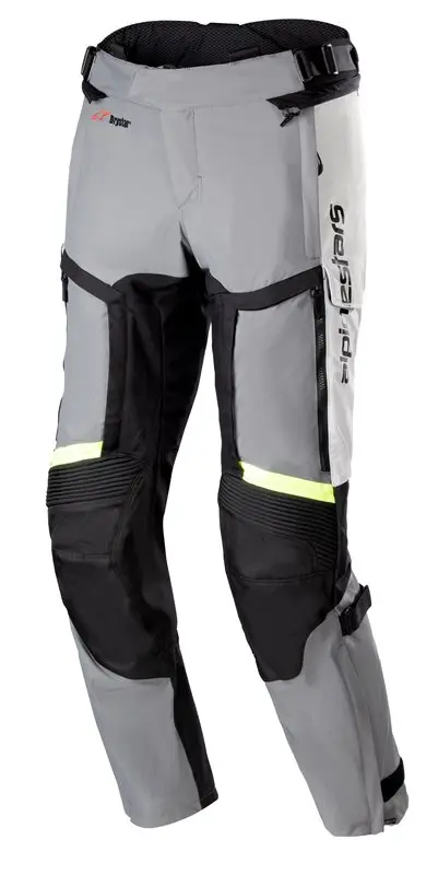 PANTALON ALPINESTARS BOGOTA PRO DRYSTAR ICE GRIS NOIR JAUNE FLUO