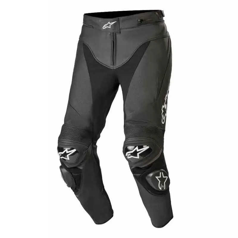 PANTALON CUIR ALPINESTARS TRACK V2 NOIR