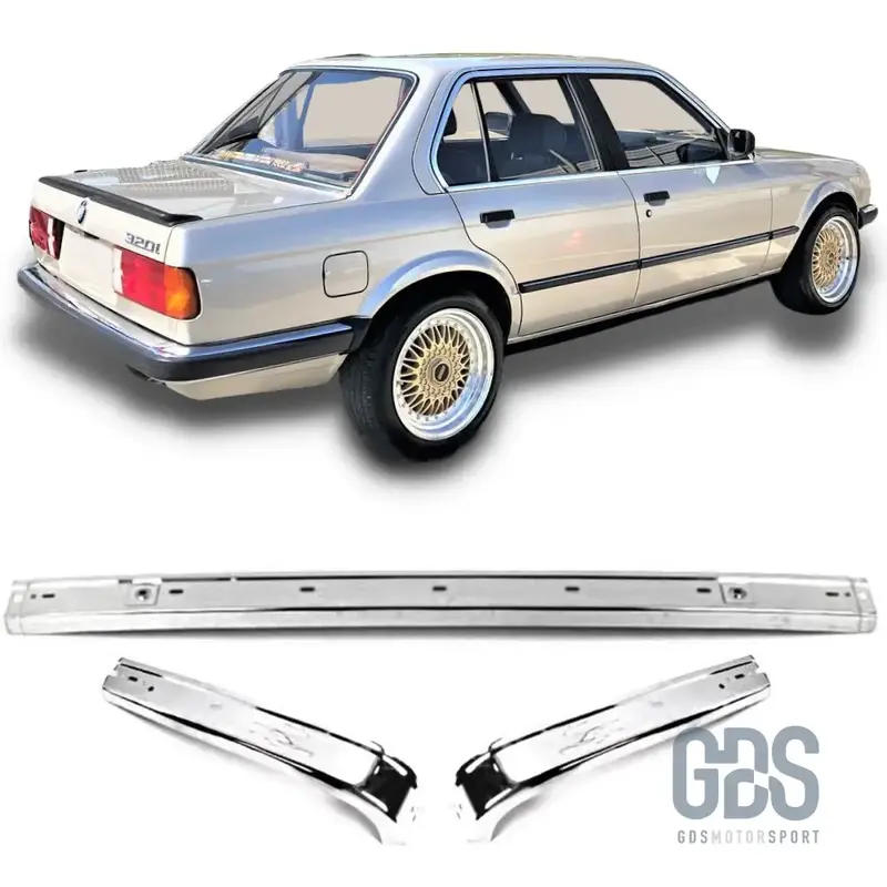 Pare-Choc Arrière Chrome pour BMW E30 (1982-1990)