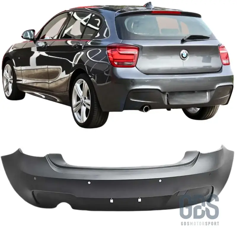 Pare-choc Arrière Pack M BMW Série 1 F20 F21 Phase 1 Sortie Simple Gauche