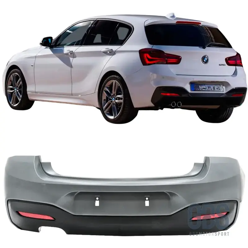 Pare choc arrière Pack M pour BMW F20 F21 Phase 2 Double sortie gauche