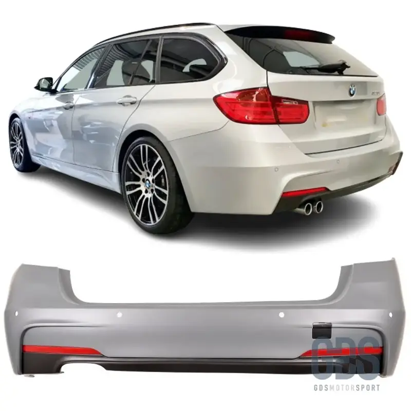 Pare choc arriere Pack M pour BMW F31 Touring Sortie double gauche