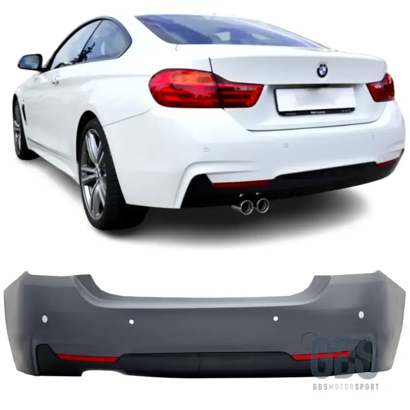 Pare choc arriere Pack M pour BMW F32 F33 Sortie double gauche