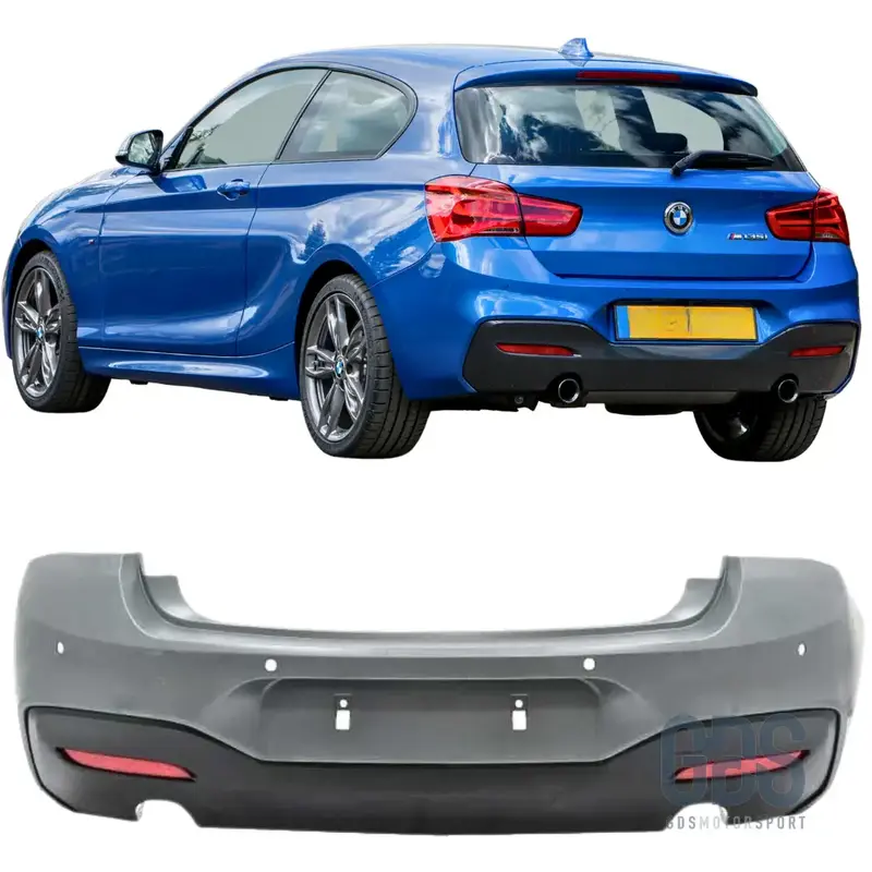 Pare-choc Arrière Pack M pour BMW Série 1 F20 F21 Phase 2 LCI Type 140i Sortie Gauche / Droite