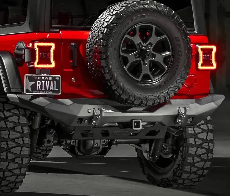 Pare-choc Arrière RIVAL sans Feux LED - Jeep Wrangler JL 2018-Present