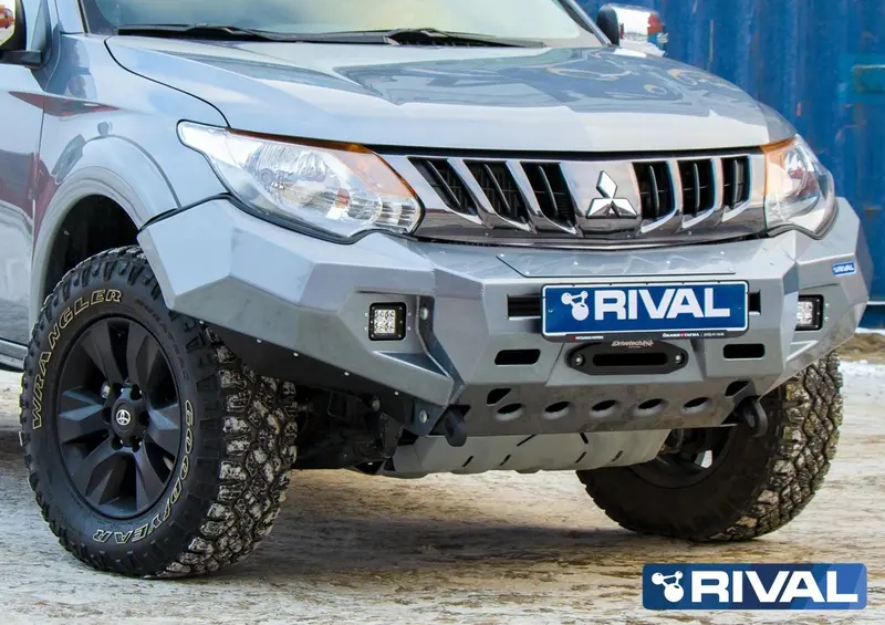 Pare-choc Avant Aluminium Rival4x4 - Mitsubishi L200 2015-2018