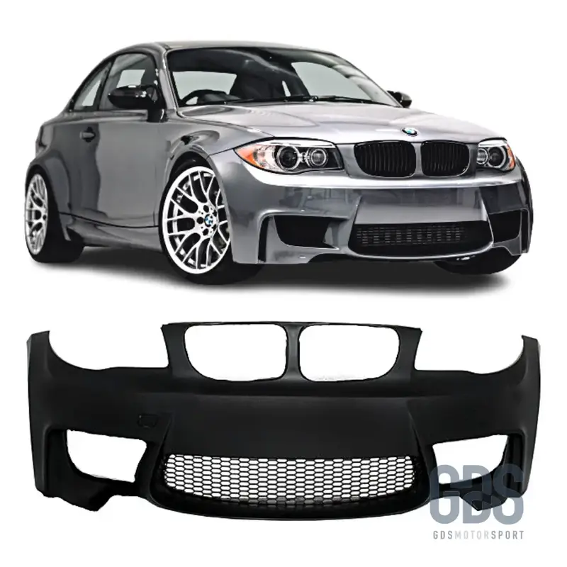 Pare-choc Avant Look 1M EVO pour BMW Série 1 E81 E82 E87 E88 version Sans Antibrouillards