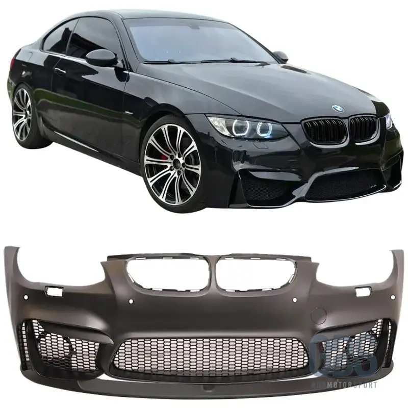 Pare-choc avant Look M4 BMW E92 E93 Phase 2 sans antibrouillards avec lame M Performance