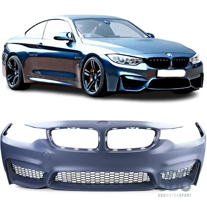 Pare-choc avant Look M4 EVO pour BMW Série 4 F32 F33 F36 - Sans antibrouillards