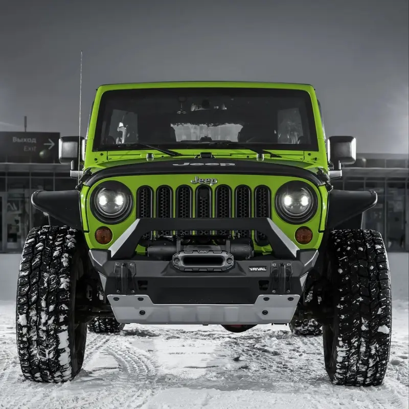 Pare-choc Avant Stubby avec A-Bar Rival4x4 - Jeep Wrangler JK/JL & Gladiator JT