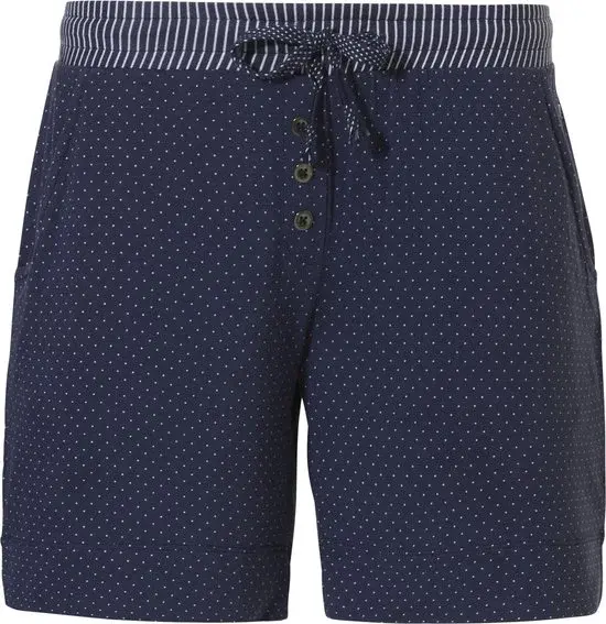 Pastunette Short de pyjama femme bleu foncé S - Neuf Outlet