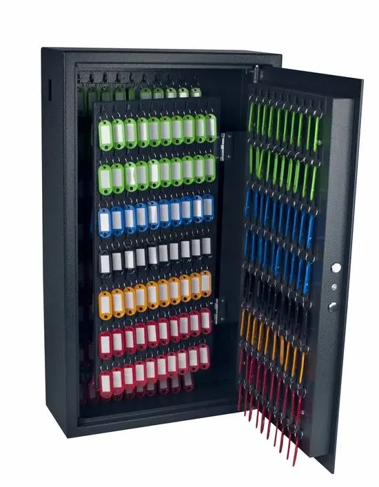Pavo Security Armoire à clés 300 crochets Gris foncé - Nouveau Outlet - Nouveau