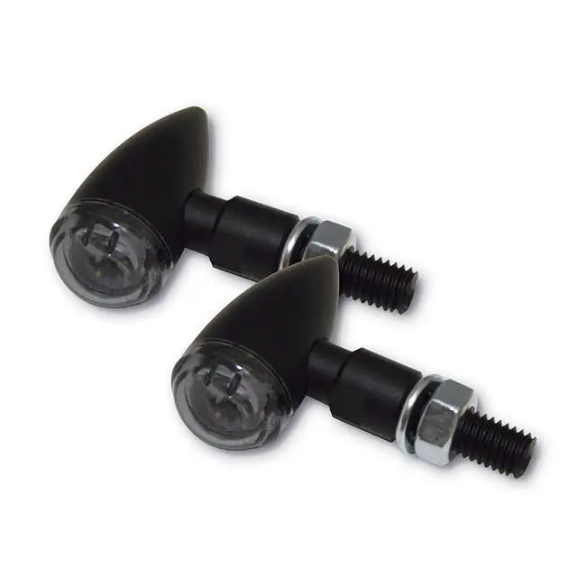 PB2 LED Turn Signals Noirs / Chromés