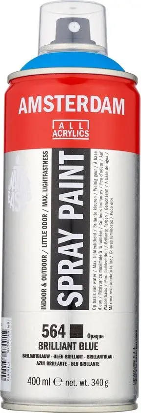 Peinture aérosol 564 Bleu brillant Amsterdam 400ml - Nouveau Outlet