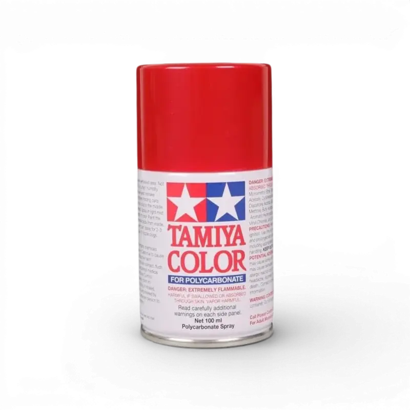 Peinture lexan - PS15 rouge métallisé