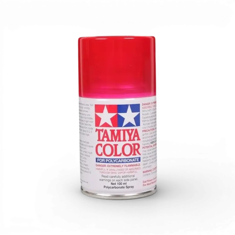 Peinture lexan - PS37 rouge translucide