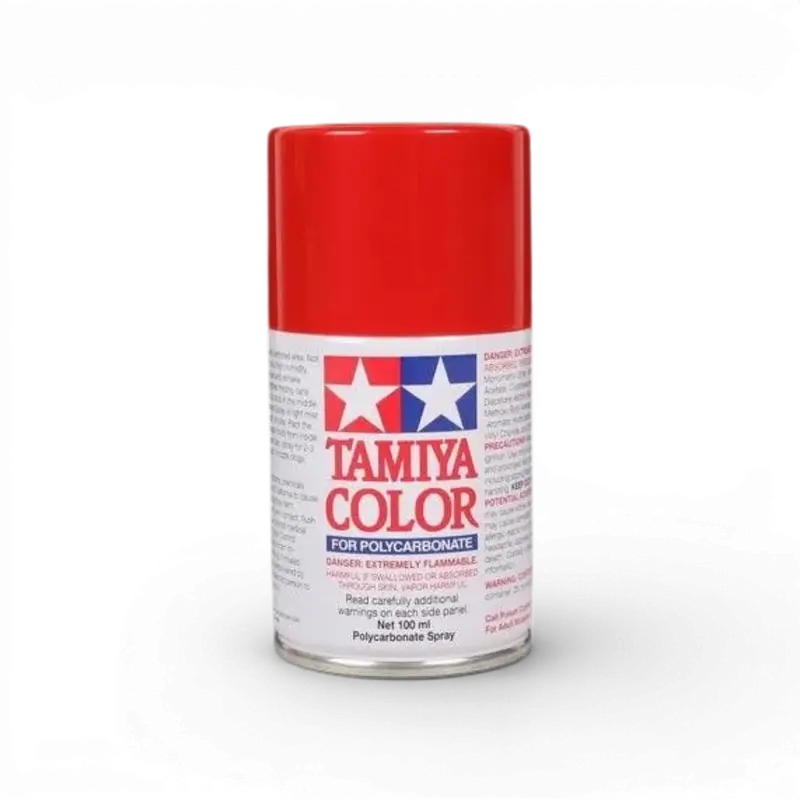 Peinture lexan - PS60 rouge mica