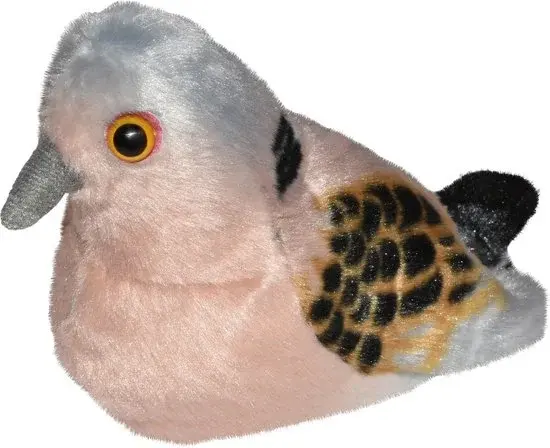Peluche Oiseau Wild Republic avec Son 13 cm Rose - Nouveau Outlet