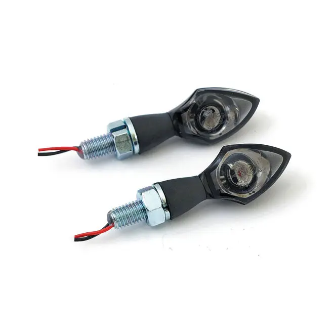 Pen Head LED Turn Signals Smoke / Clear