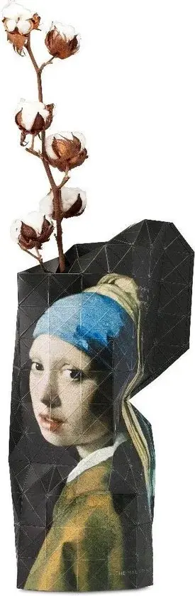 Pepe Heykoop Paper Vase Cover Meisje met de Parel Large - Nieuw