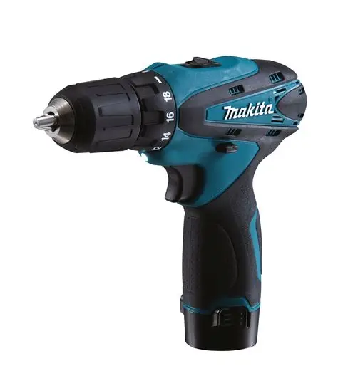 Perceuse visseuse 10,8 V Li-Ion 1,3 Ah Ø 10 mm MAKITA - 2 batteries, chargeur, coffret - DF330DWJ