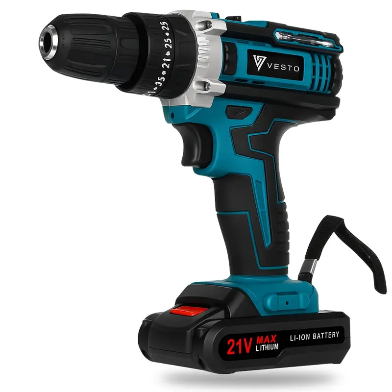 Perceuse-visseuse sans fil Vesto PowerDrive 21V - Nouvelle prise