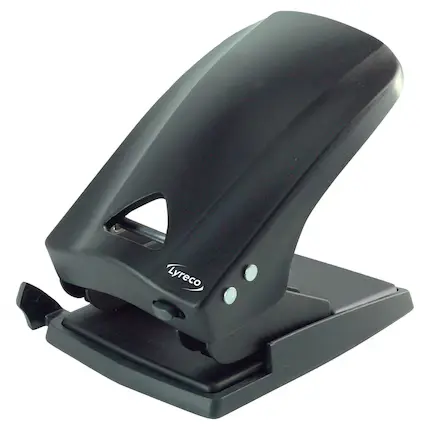 Perforateur robuste Lyreco 2 trous Noir - Nouveau Outlet