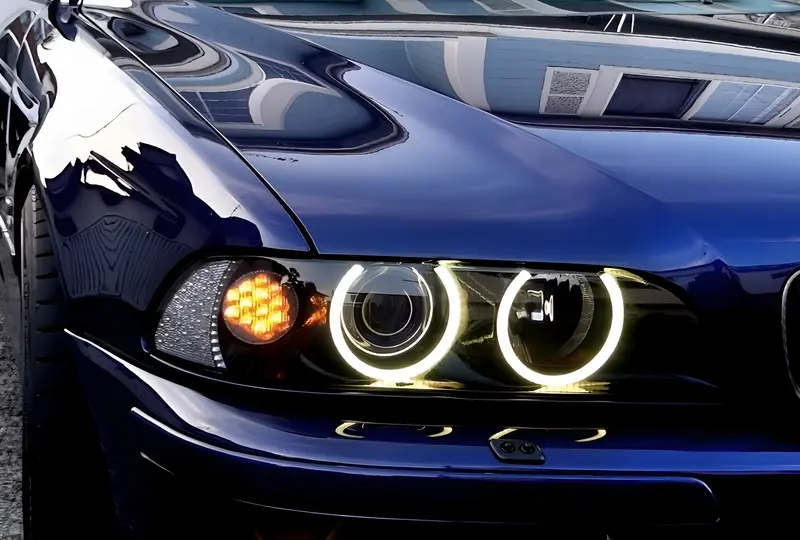 Phares Angel Eyes Anneaux LED pour BMW Série 5 E39 (1995 à 2004)