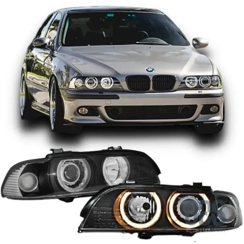 Phares Angel Eyes BMW Série 5 E39 Phase 2 avec xenon D2S OEM