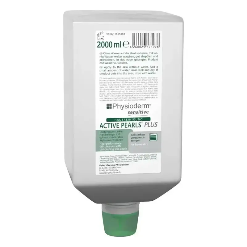PHYSIODERM ACTIVE PEARLS PLUS nettoyant mains 2 l bouteille Vario