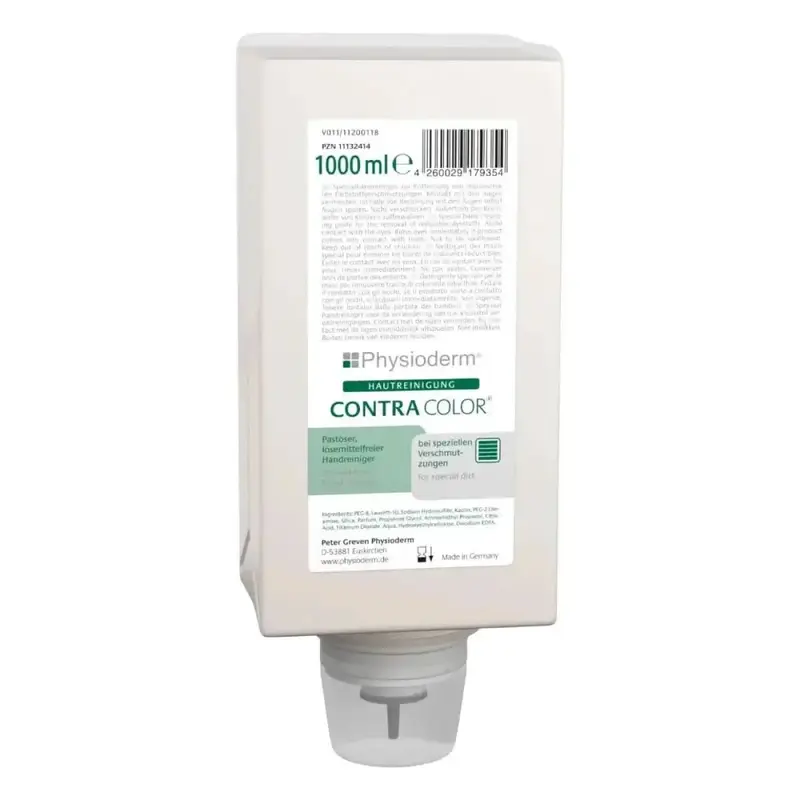 PHYSIODERM CONTRA COLOR nettoyant mains spécial 1 l bouteille Vario