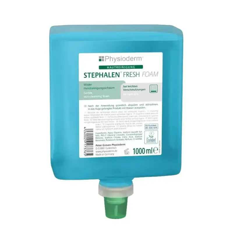 PHYSIODERM STEPHALEN FRESH FOAM Mousse nettoyante pour les mains 1l Bouteille Neptune