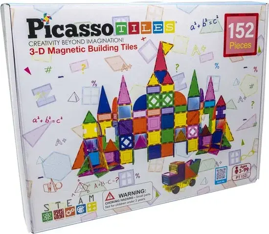 Picasso Tiles Magnetische Tegels Set 152-delig - Nieuw