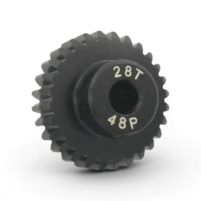 Pignon moteur 28 dents 48dp en aluminium traité