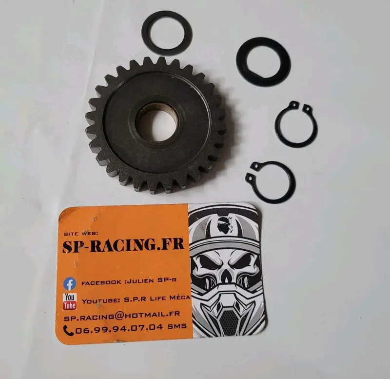 Pignon Rocher Vers Cloche D'embrayage Yamaha 125 XT 12V 3YU 1993 (Rf #24817)