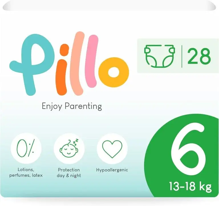 Pillo Couches Taille 6 XL 13-18 kg - Neuf Outlet