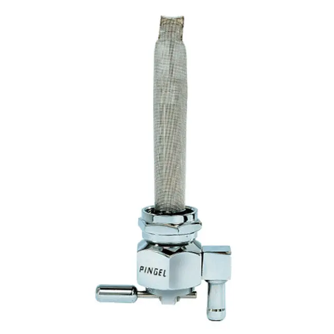 Pingel Power-Flo Hex Design Petcock Down Outlet 22mm Chrome