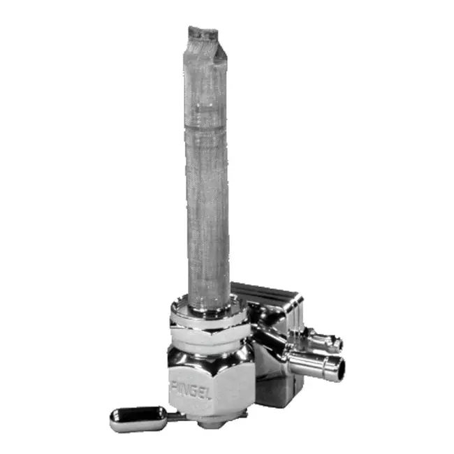 Pingel Power-Flo Petcock Vacuum 22mm Chrome