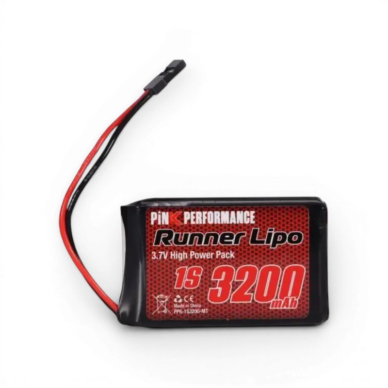 Pink Runner Tx LiPo 1S 3.7V-3200 pour Sanwa MT44 - MT5