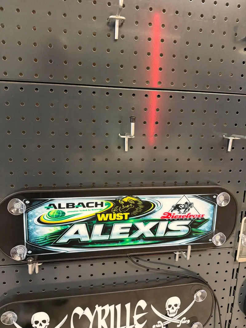 plaque lumineuse  alexis