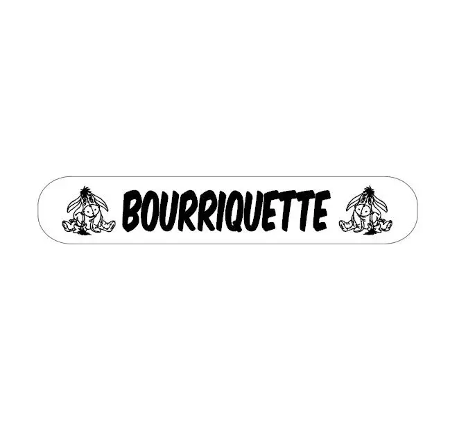 PLAQUE lumineuse BOURRIQUETTE
