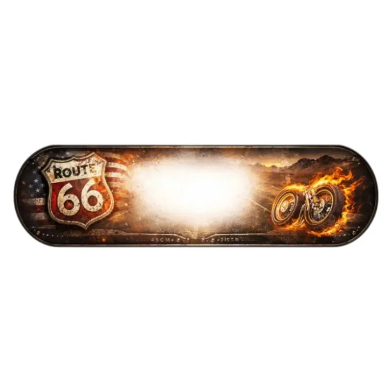 Plaque Lumineuse Camion Born to Ride – Décoration LED Personnalisée pour Motards