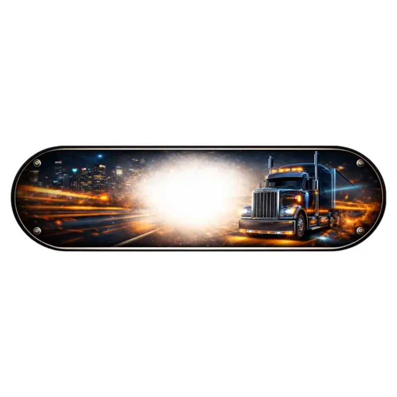 Plaque Lumineuse Camion Convoi de Nuit – Décoration LED Personnalisée pour Passionnés de Camions