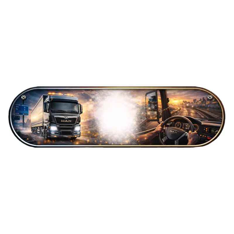 Plaque Lumineuse Camion MAN – Décoration LED Personnalisée pour Passionnés