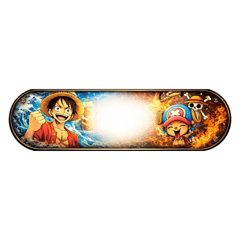 Plaque Lumineuse Camion One Piece – Décoration LED Unique pour Fans
