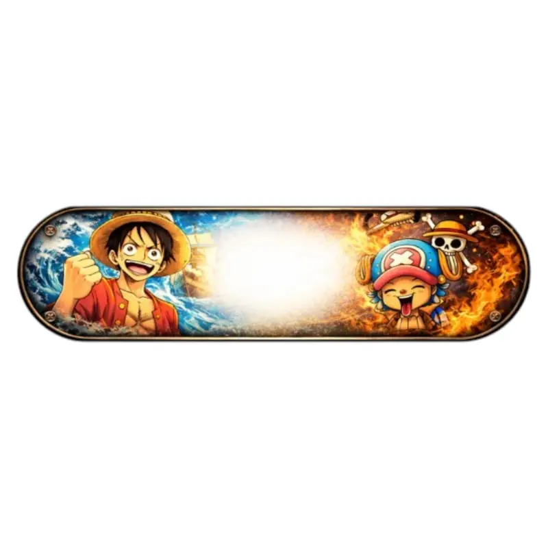 Plaque Lumineuse Camion One Piece Personnalisée  Premium Cabine Routier 5V / 12V / 24V
