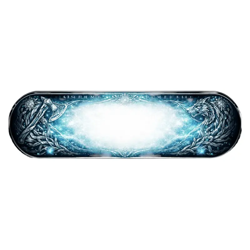 Plaque Lumineuse Camion Ornements Nordiques – Style Viking LED Personnalisée Cabine Routier