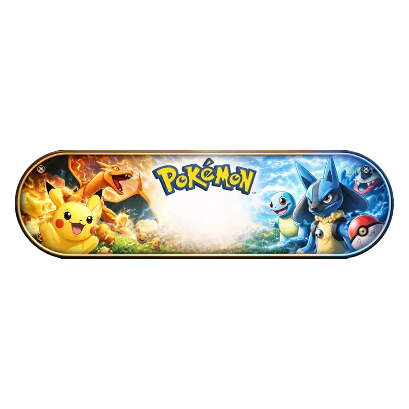 Plaque Lumineuse Camion Pokémon – Décoration LED Unique pour Fans