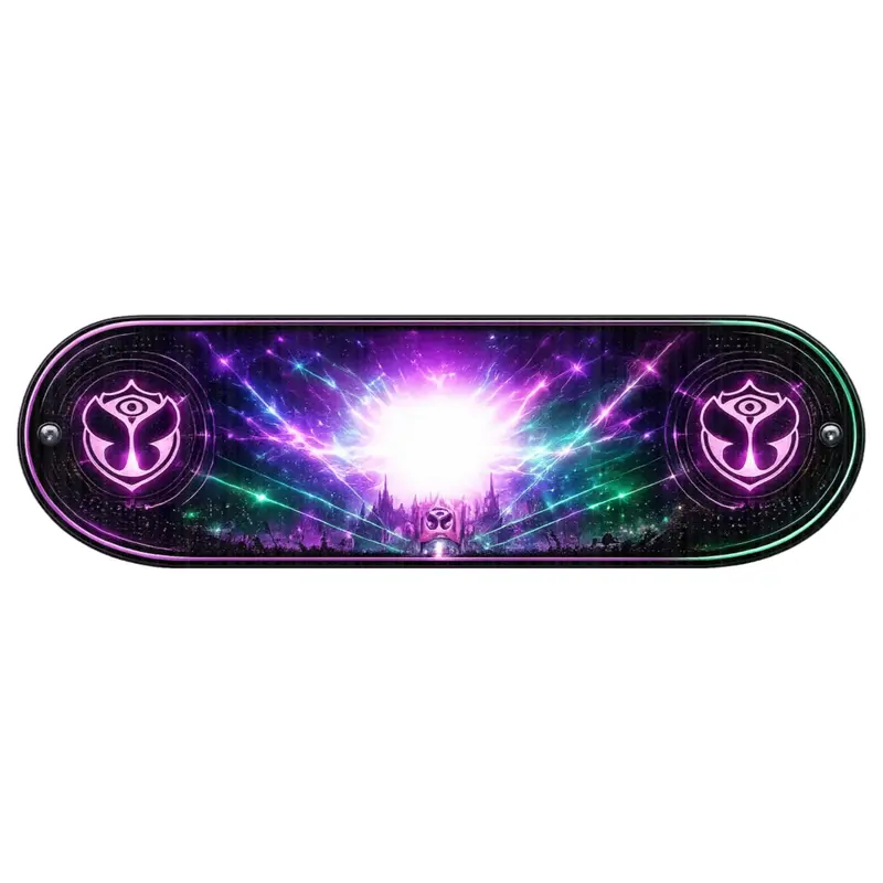 Plaque Lumineuse Camion Tomorrowland Personnalisée – Ambiance Festival Unique